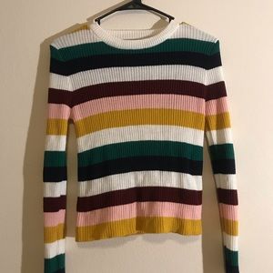 Charlotte Russe Striped Sweater